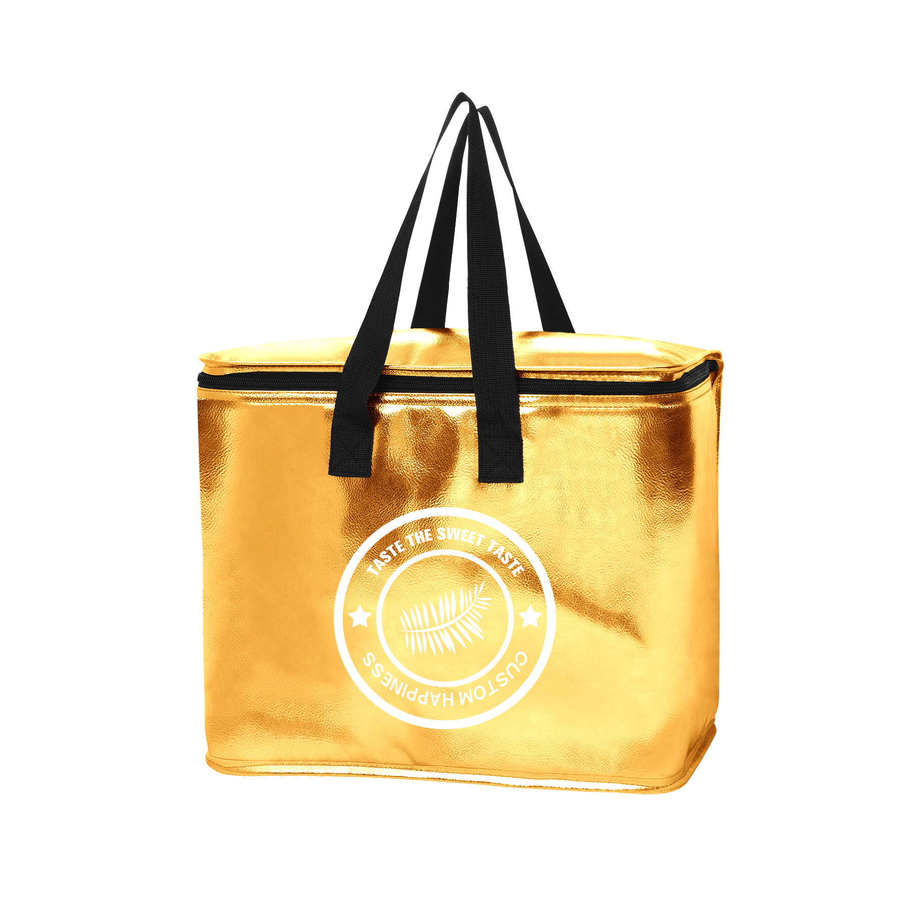 FlyFlyPromos - Metallic Glossy Laser Film Lunch Bag Image 5 - Promotional Product