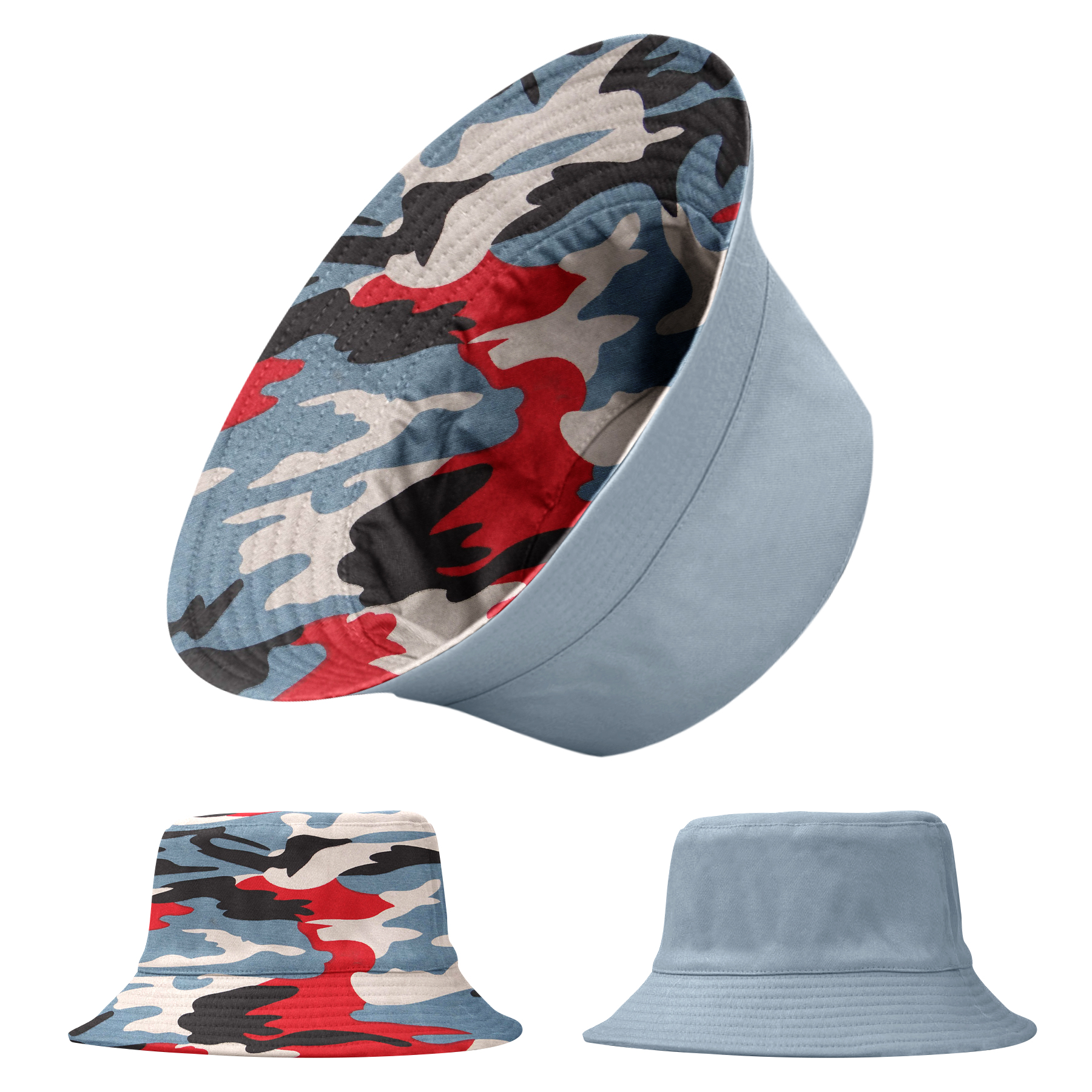 FlyFlyPromos - Reversible Bucket Hat Image 4 - Promotional Product