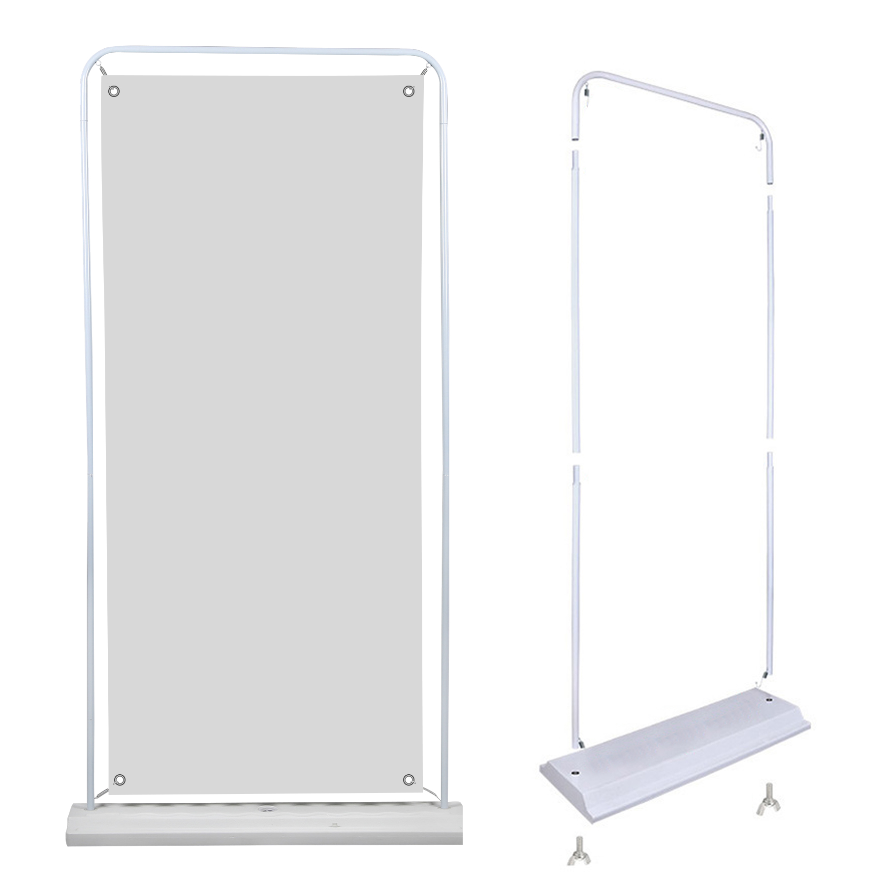 FlyFlyPromos - 71" L × 31.5" W Single Sided Retractable Banner Stand Image 3 - Promotional Product