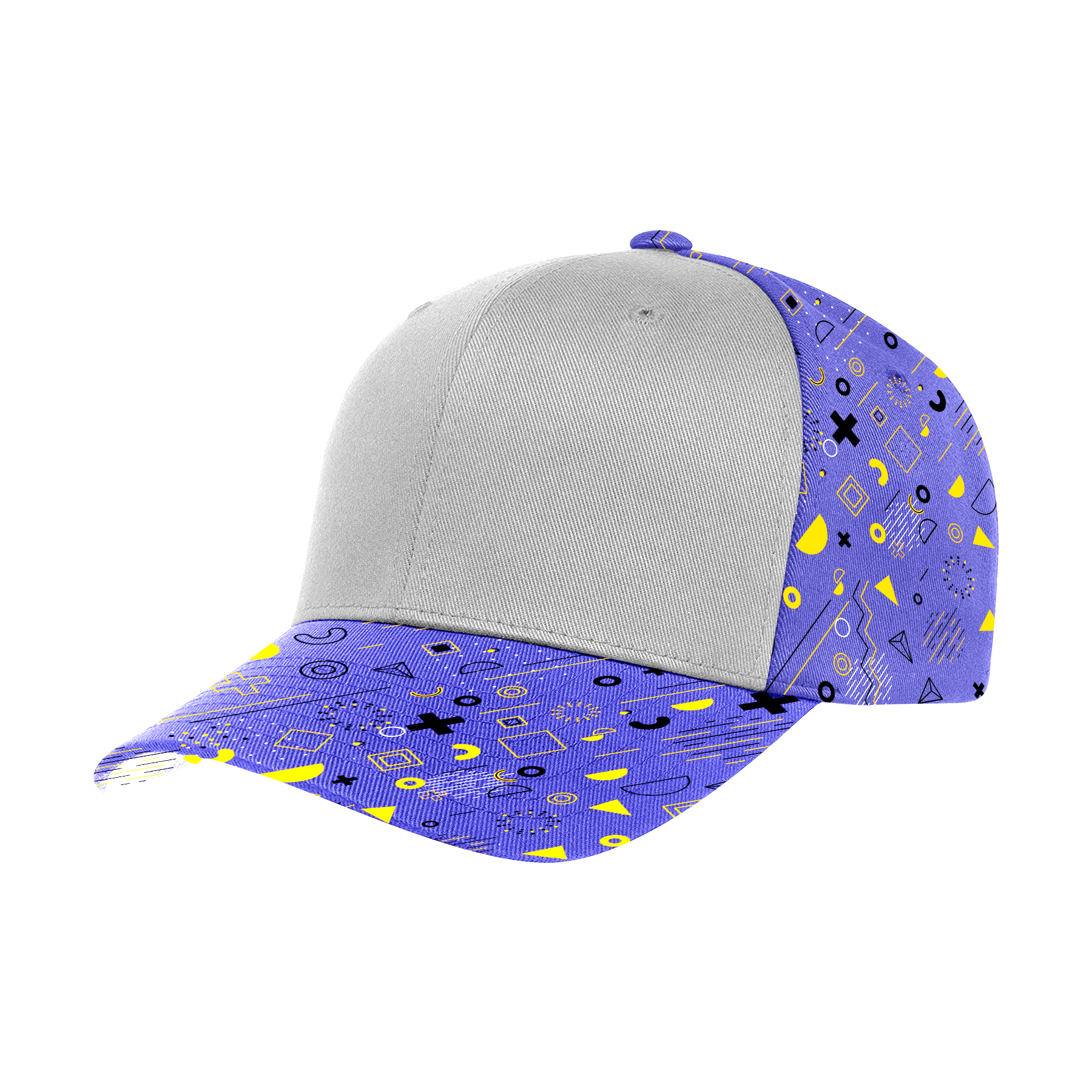 FlyFlyPromos - Two Tone 6 Panel Baseball Cap Image 3 - Promotional Product