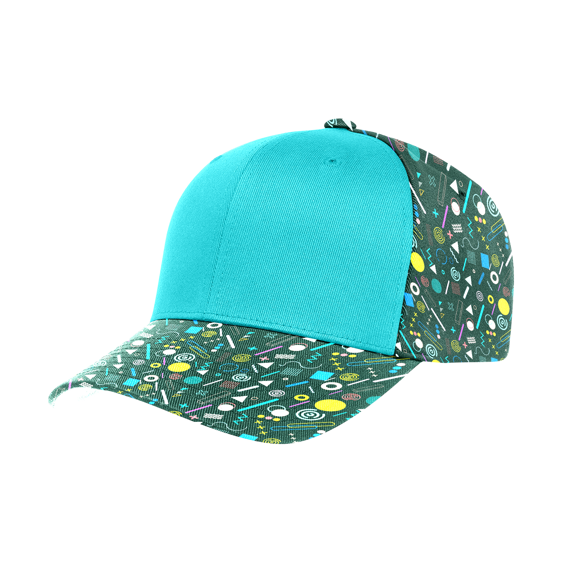 FlyFlyPromos - Two Tone 6 Panel Baseball Cap Image 4 - Promotional Product