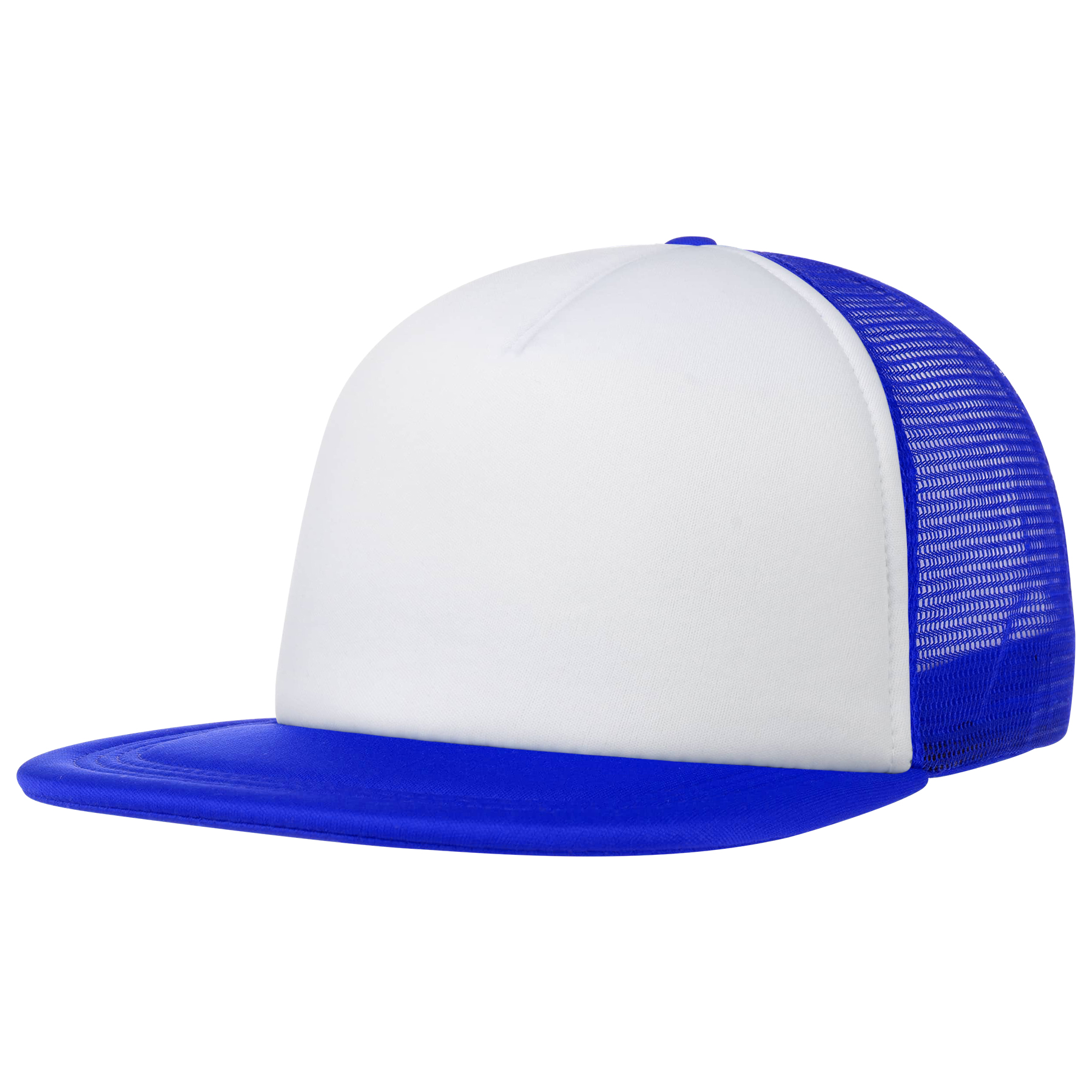 FlyFlyPromos - Flat Bill Trucker Mesh Cap Image 2 - Promotional Product