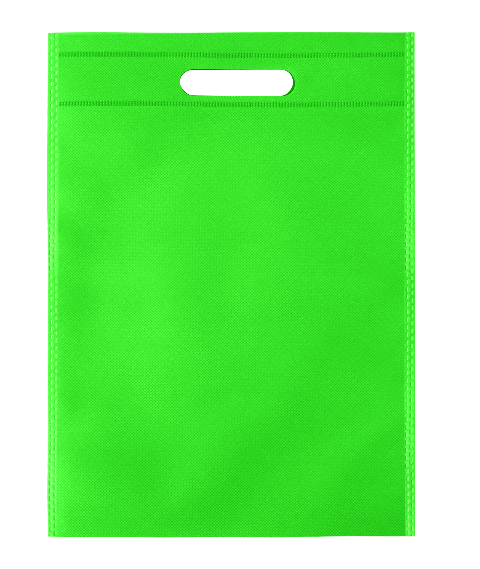 FlyFlyPromos - Heat Sealed Non-Woven Die Cut Tote Bag Image 3 - Promotional Product