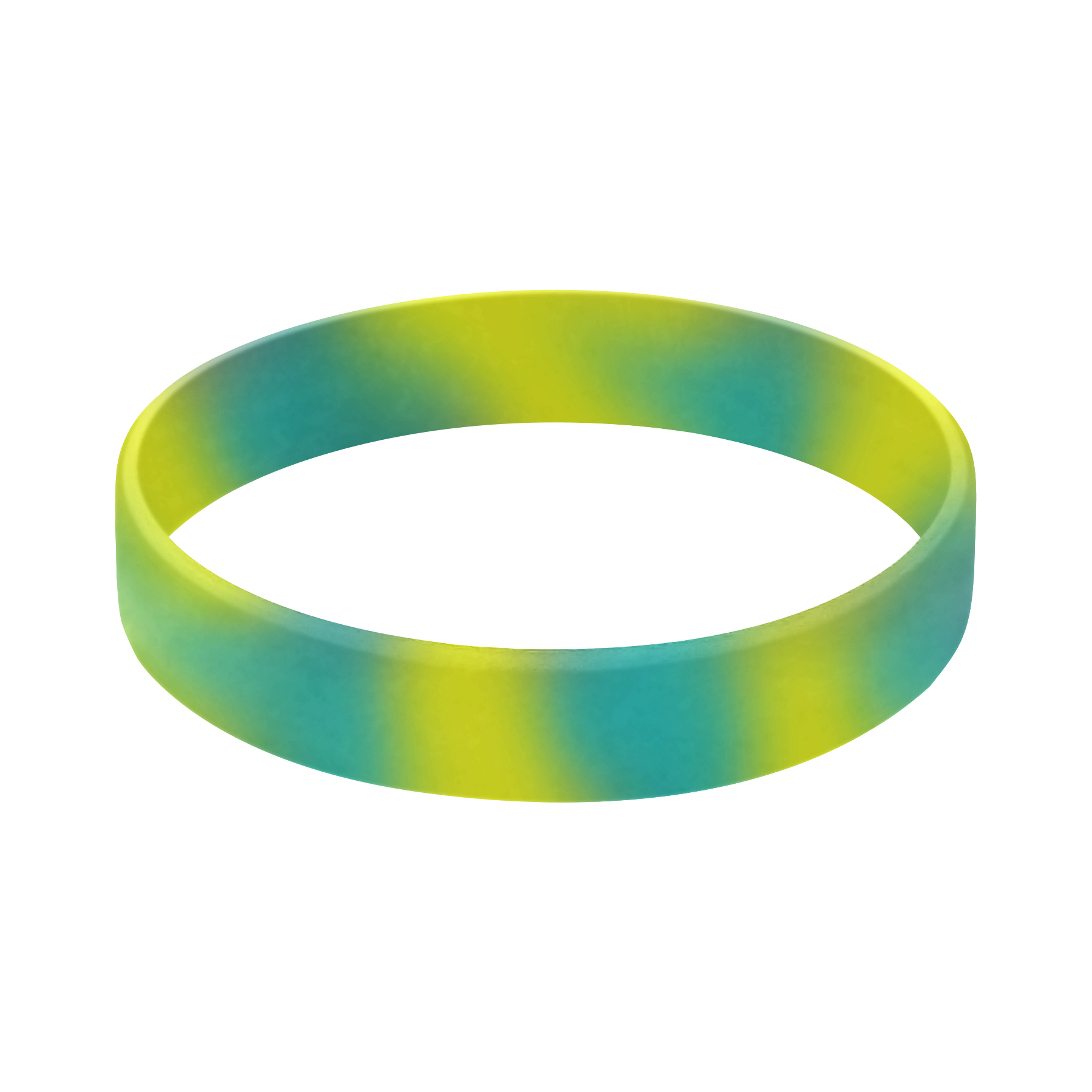 FlyFlyPromos - Tie Dye Silicone Segmented Silicone Bracelet Image 4 - Promotional Product