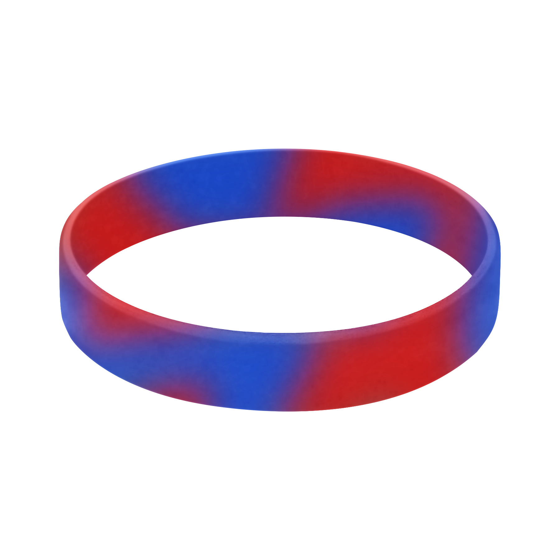 FlyFlyPromos - Tie Dye Silicone Segmented Silicone Bracelet Image 3 - Promotional Product