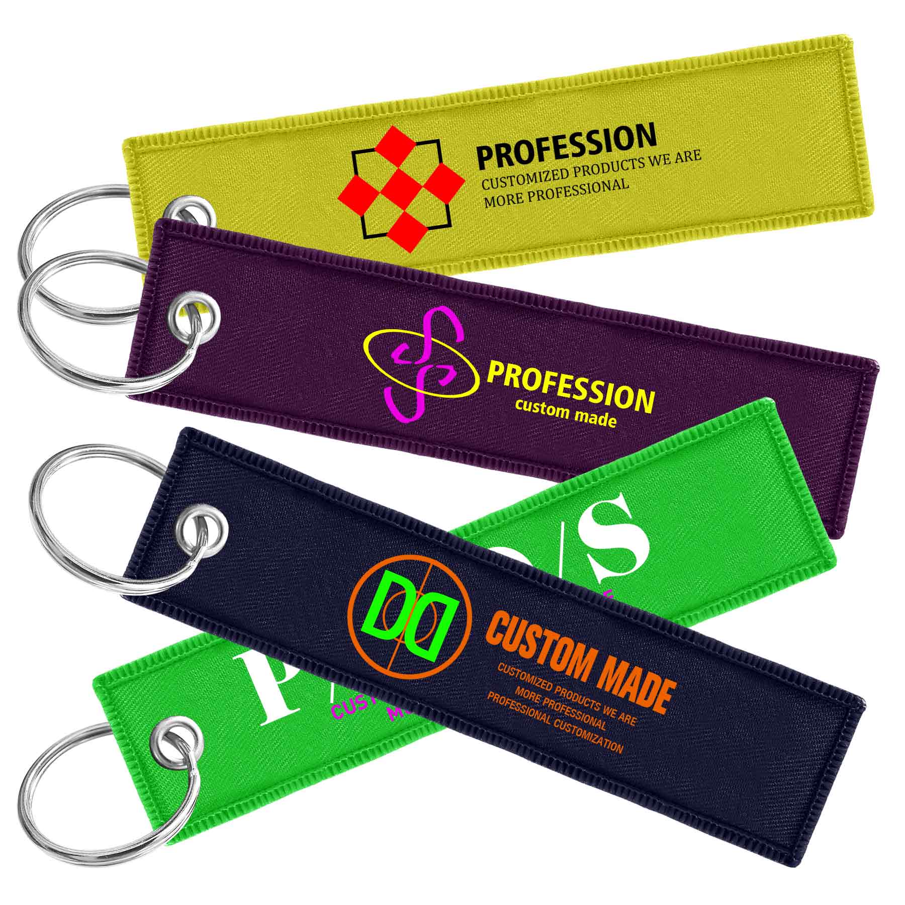 FlyFlyPromos - Woven Key Tag - Promotional Product