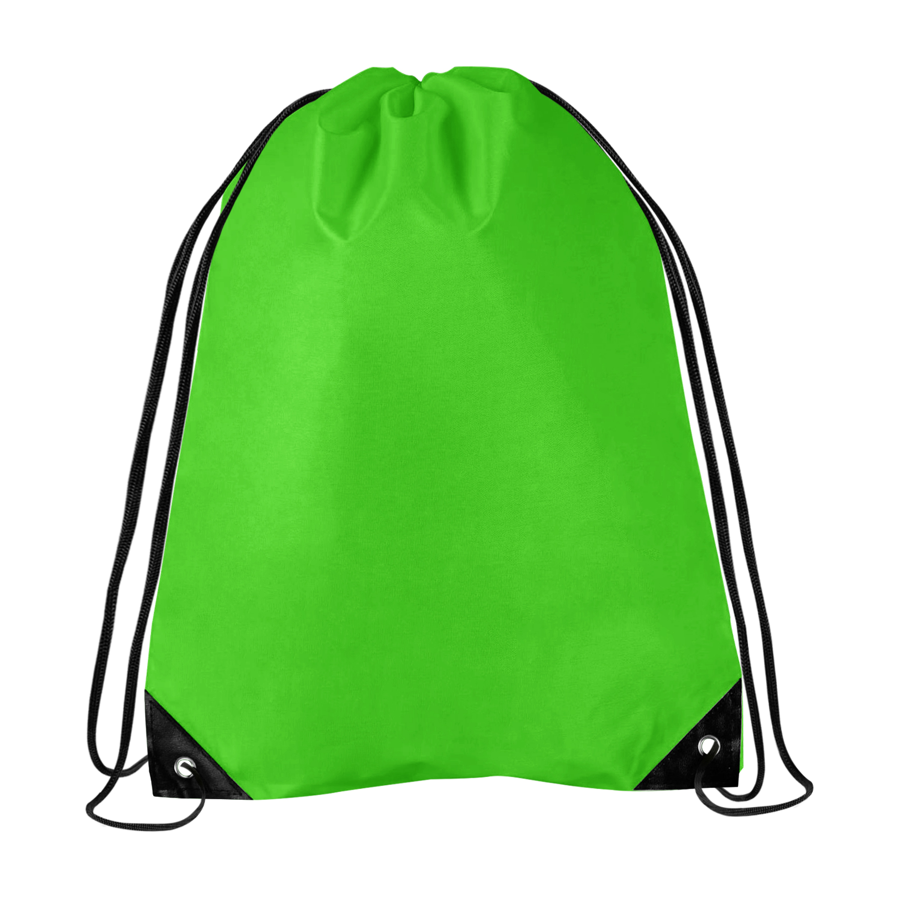 FlyFlyPromos - 210D Polyester Drawstring Backpack Image 3 - Promotional Product
