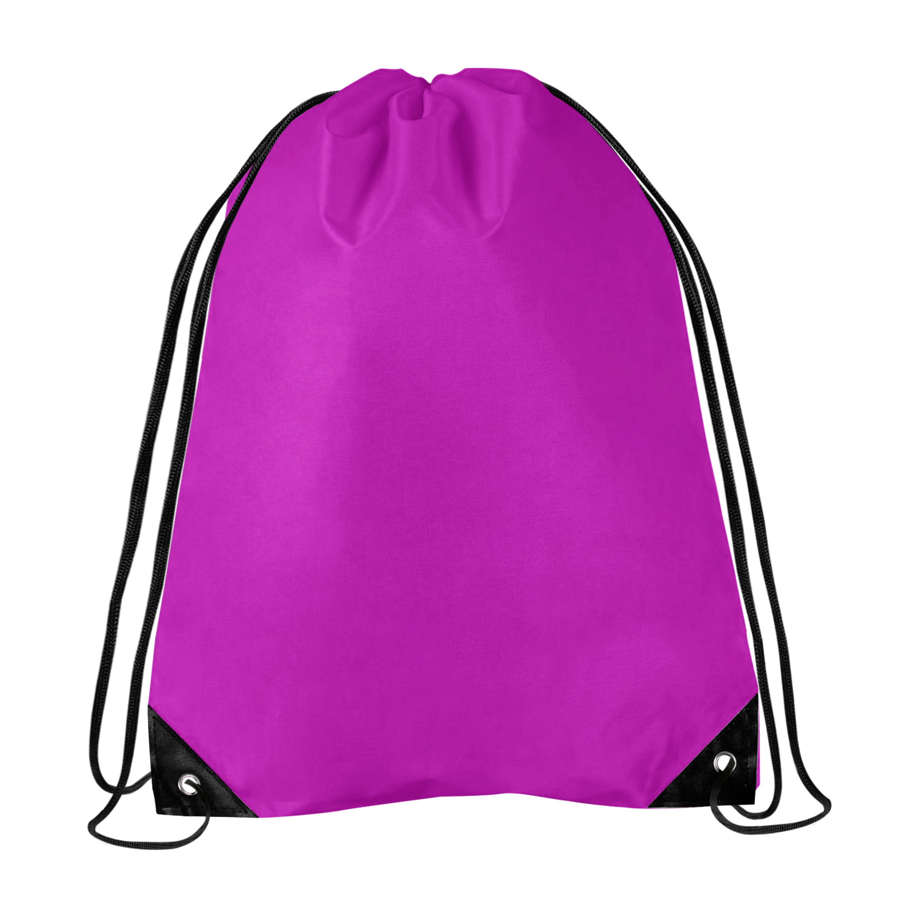 FlyFlyPromos - 210D Polyester Drawstring Backpack Image 2 - Promotional Product