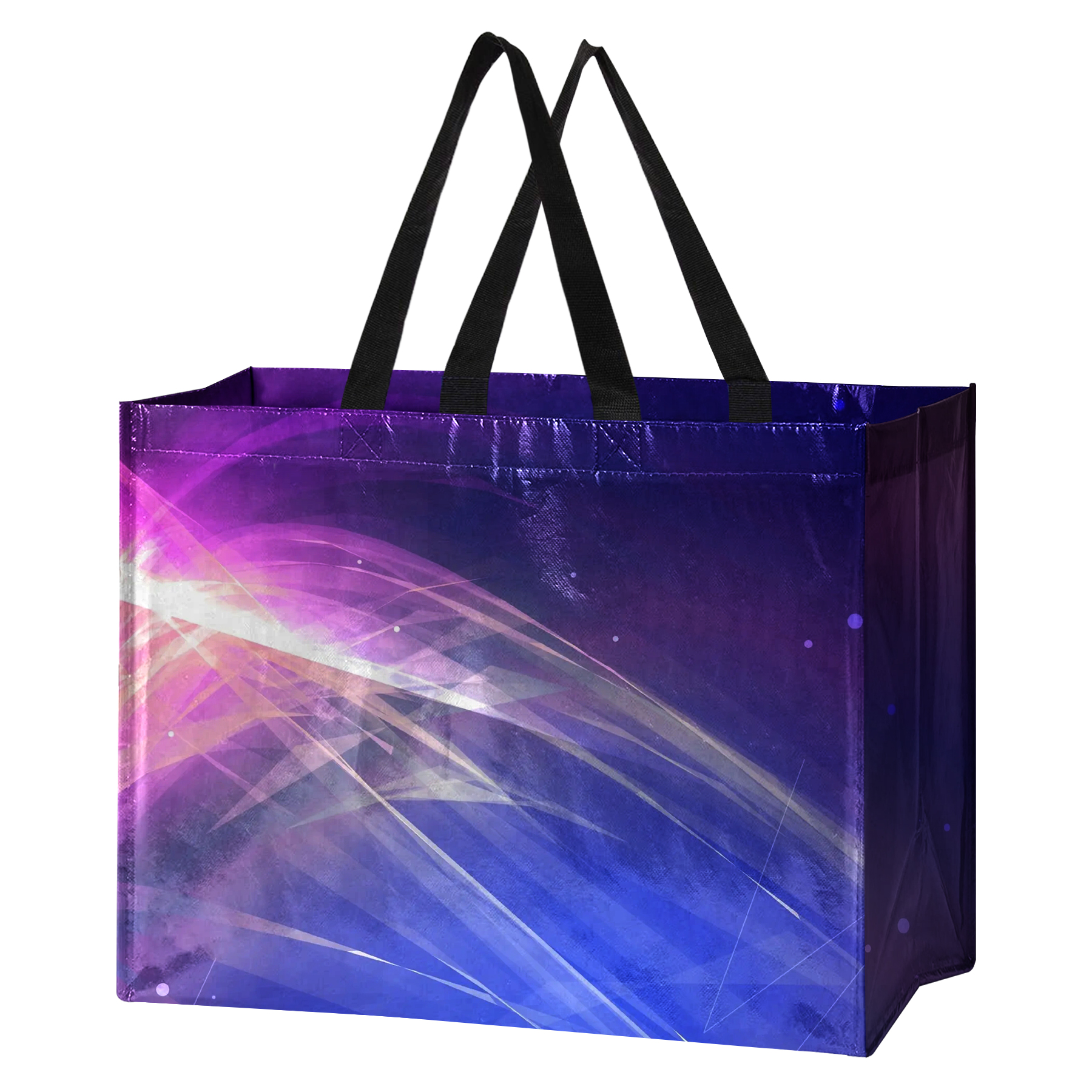 FlyFlyPromos - Laminated Non-Woven Tote Bag (Full Color) Image 2 - Promotional Product