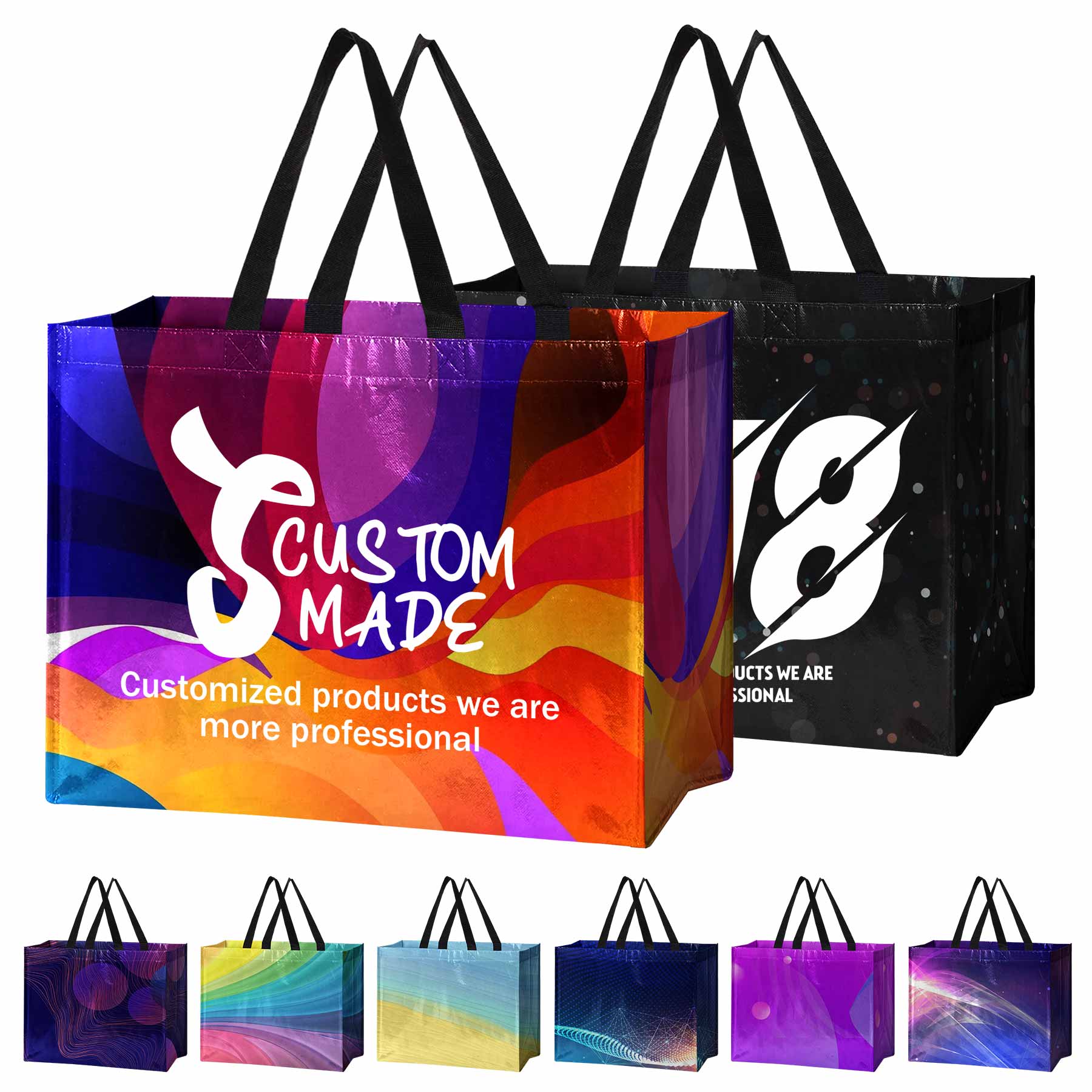 FlyFlyPromos - Laminated Non-Woven Tote Bag (Full Color) - Promotional Product