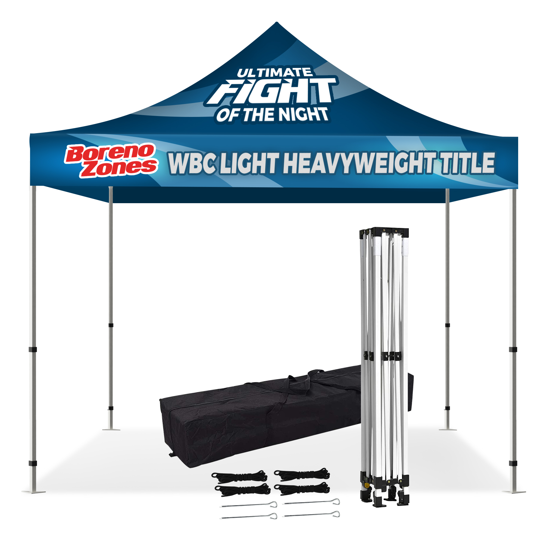 FlyFlyPromos - 10' x 10' Digital Printed Aluminum Frame Pop Up Tent - Promotional Product