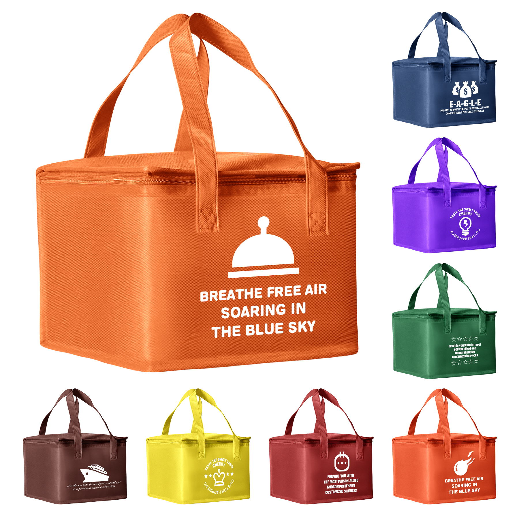FlyFlyPromos - Non Woven Insulated Cooler Bag - Promotional Product
