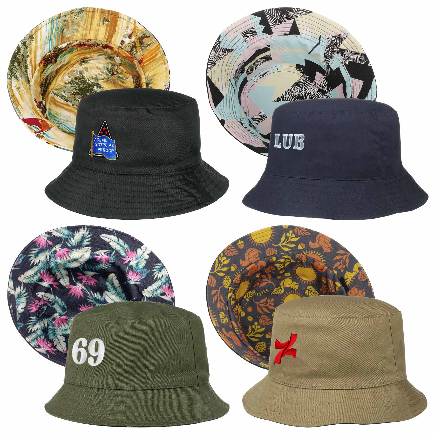 FlyFlyPromos - Reversible Sublimation Bucket Hat Image 1 - Promotional Product