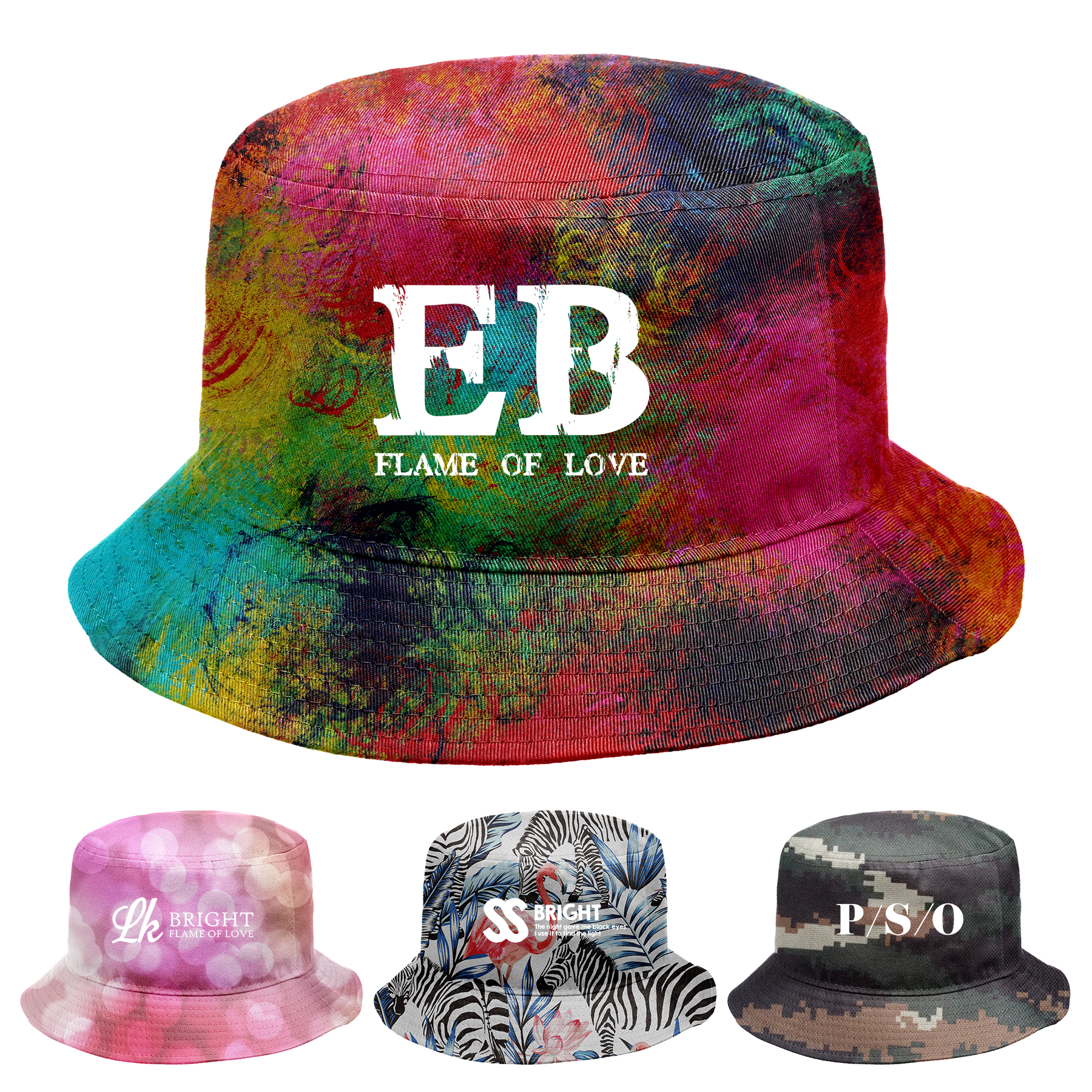 FlyFlyPromos - Reversible Sublimation Bucket Hat Image 6 - Promotional Product