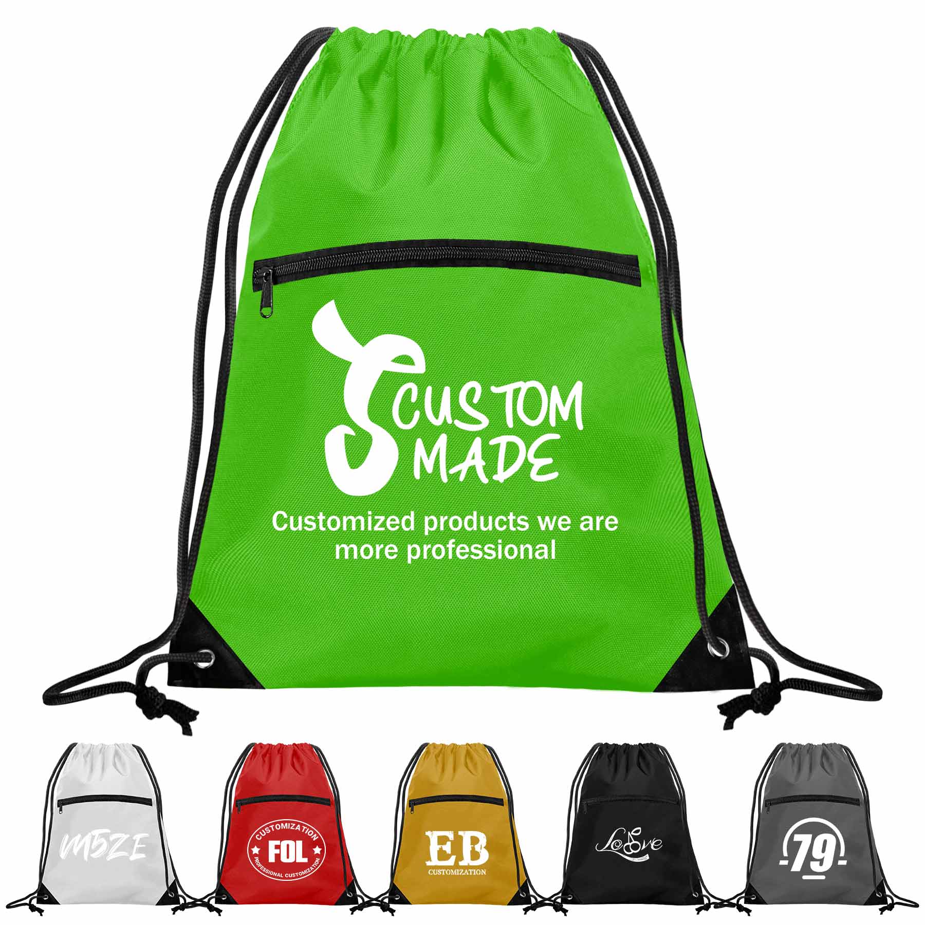 FlyFlyPromos - 80GSM Non Woven Drawstring Backpack - Promotional Product