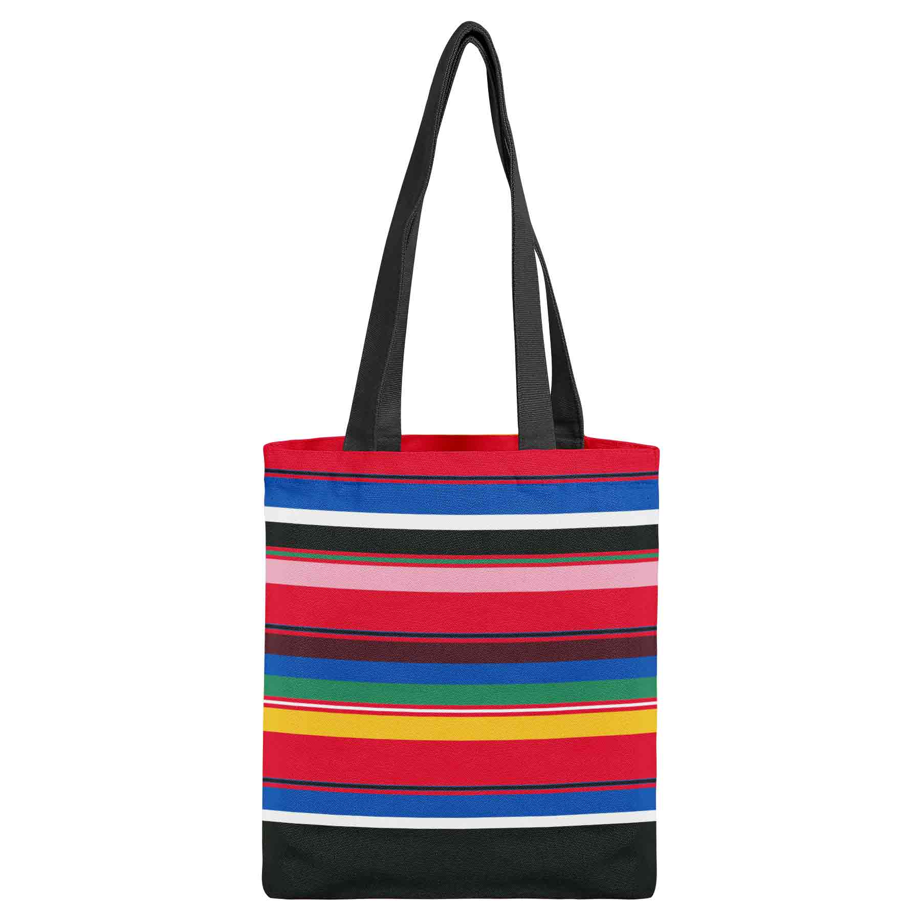 FlyFlyPromos - 12Oz. Cotton Canvas Tote Bag with Heat Transfer Image 4 - Promotional Product
