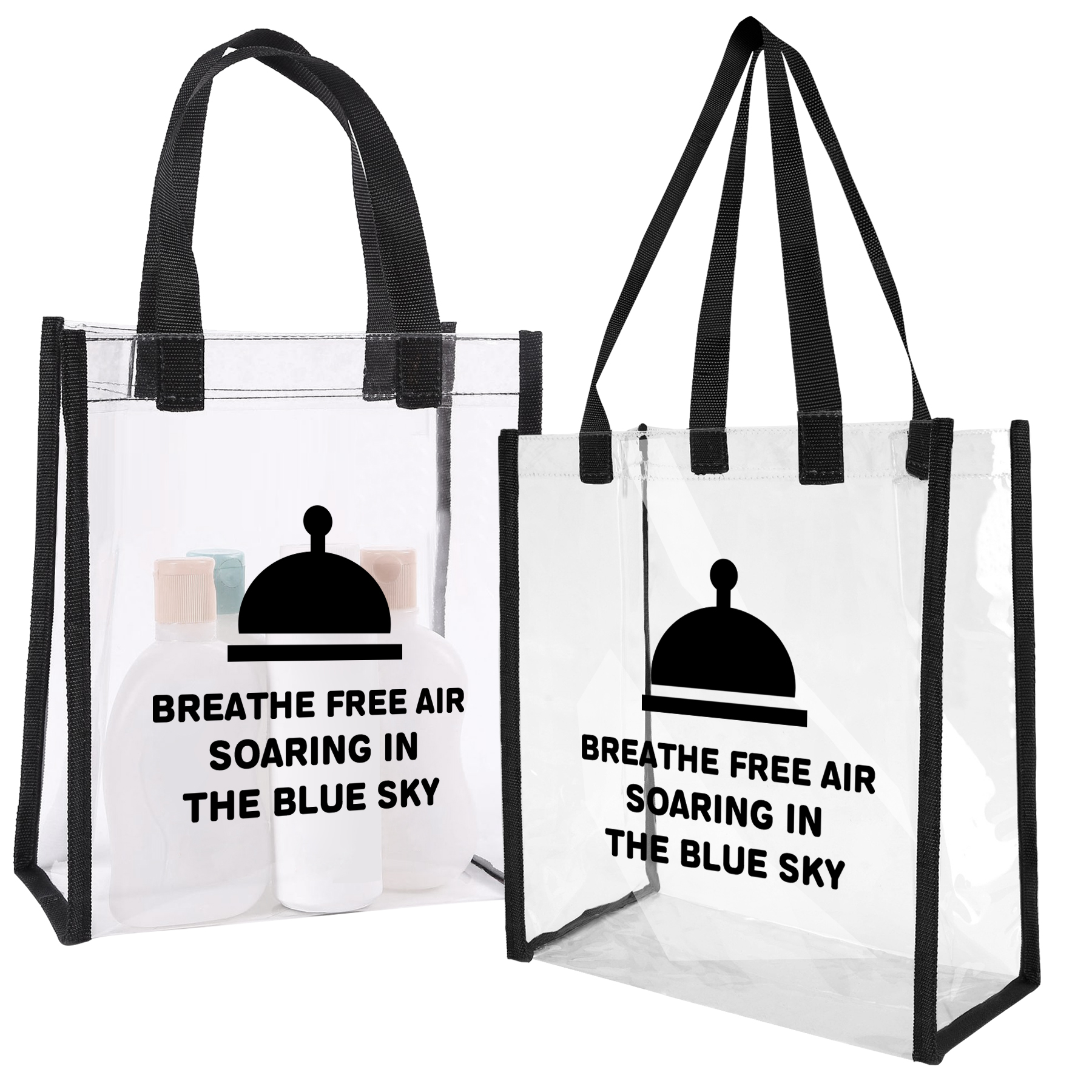 FlyFlyPromos - PVC Clear Tote Bag - Promotional Product