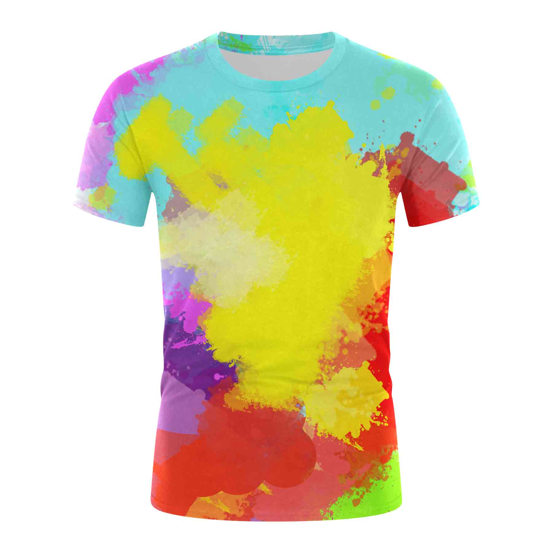 FlyFlyPromos - Sublimation Full Color Short Sleeve Tee Shirt Image 3 - Promotional Product