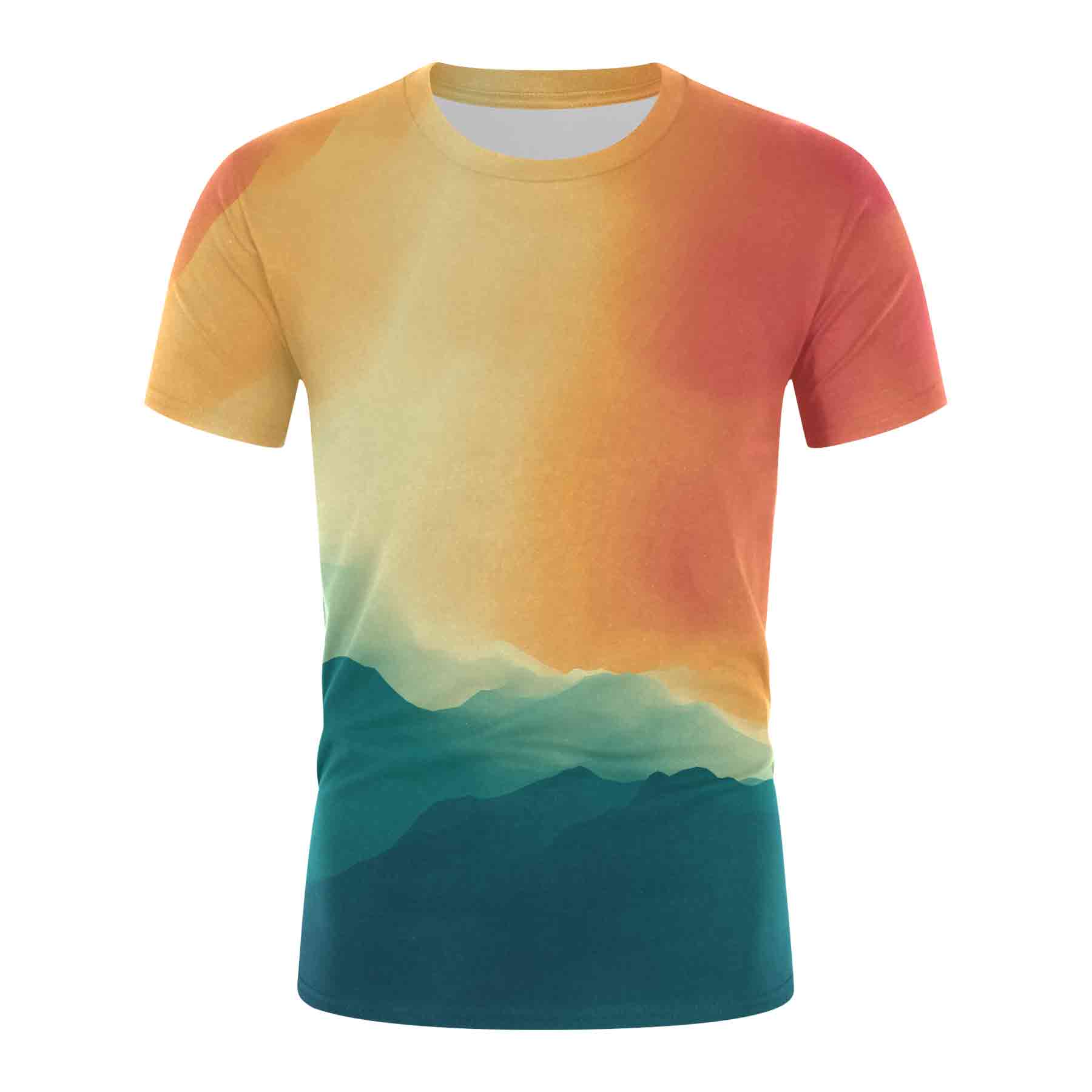 FlyFlyPromos - Sublimation Full Color Short Sleeve Tee Shirt Image 8 - Promotional Product