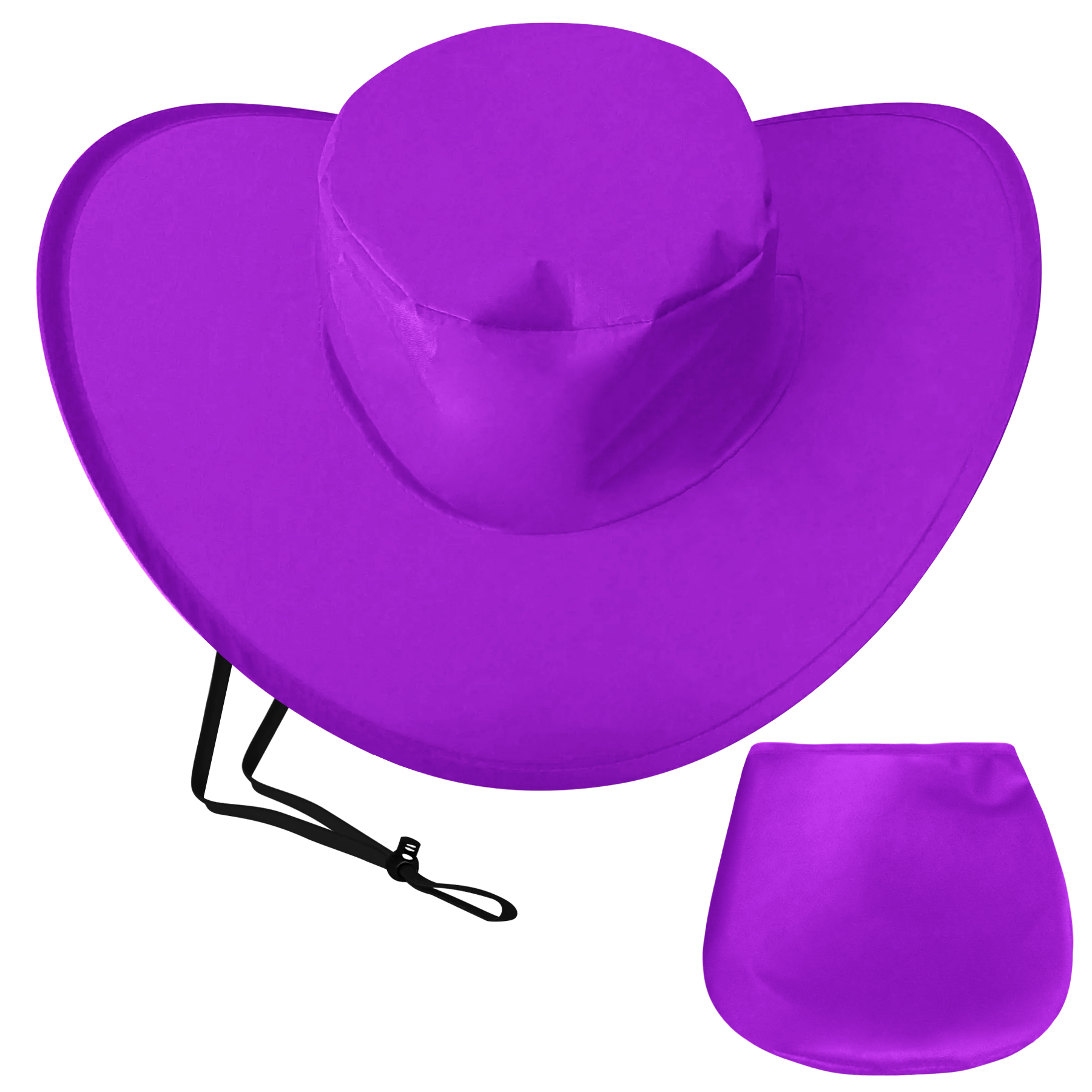 FlyFlyPromos - Foldable Cowboy Hat with Pouch Image 6 - Promotional Product