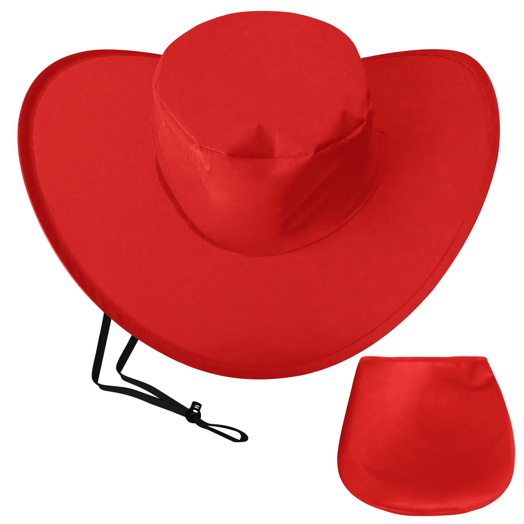 FlyFlyPromos - Foldable Cowboy Hat with Pouch Image 3 - Promotional Product