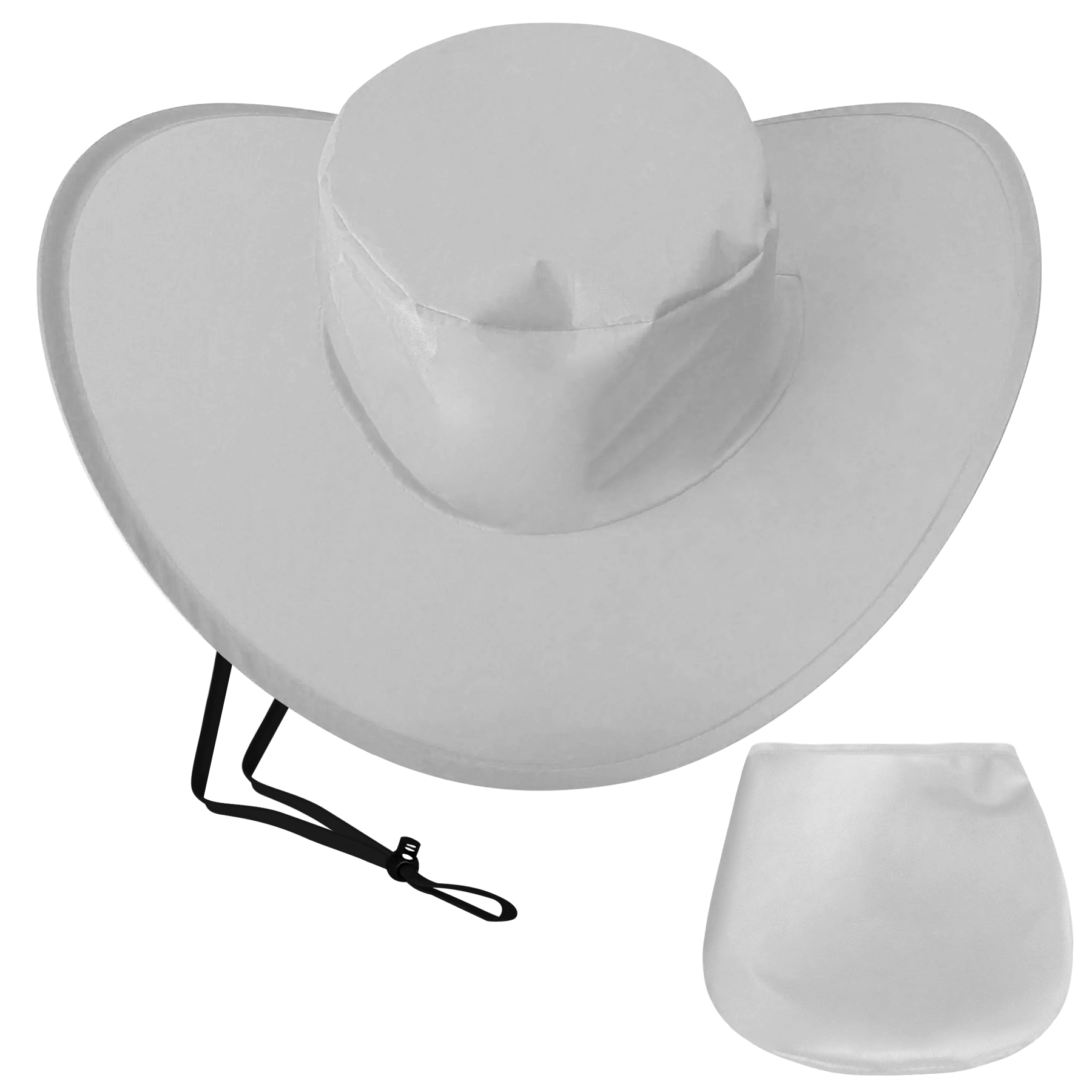 FlyFlyPromos - Foldable Cowboy Hat with Pouch Image 2 - Promotional Product