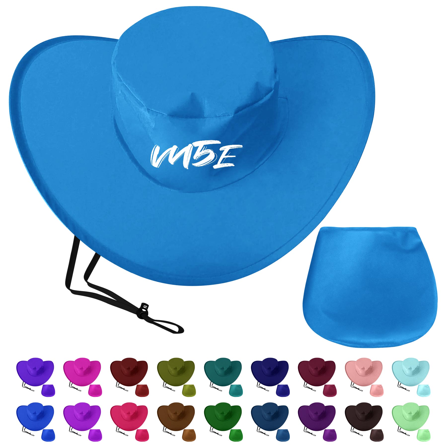 FlyFlyPromos - Foldable Cowboy Hat with Pouch - Promotional Product