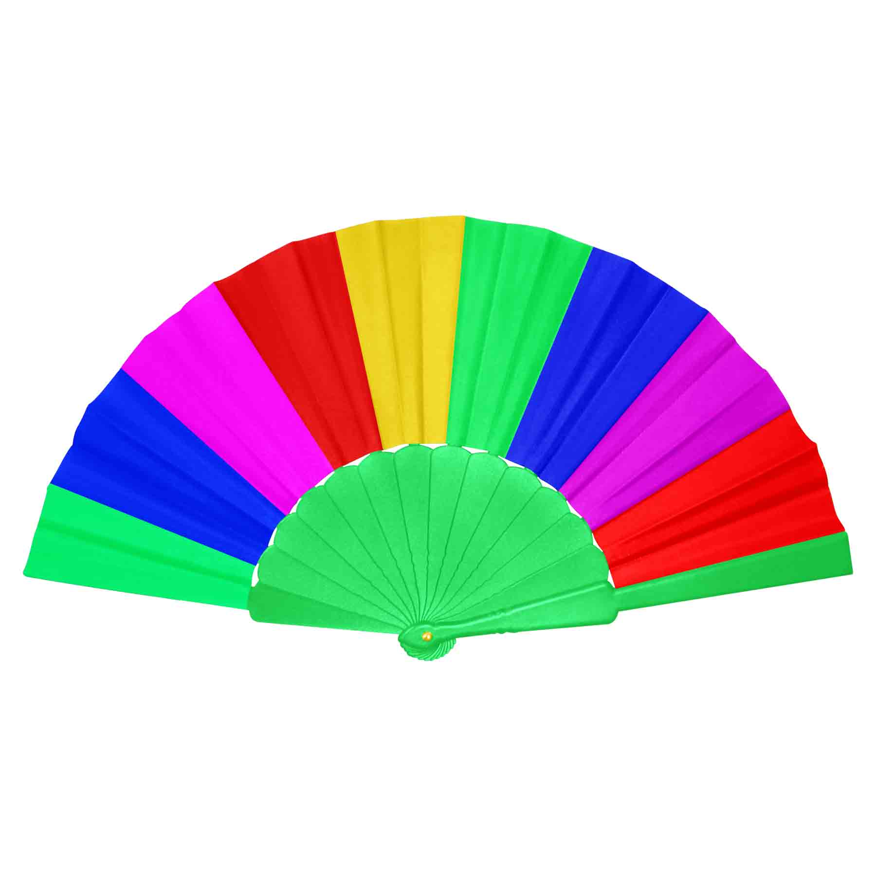 FlyFlyPromos - 9" Plastic Folding Hand Fan Image 2 - Promotional Product