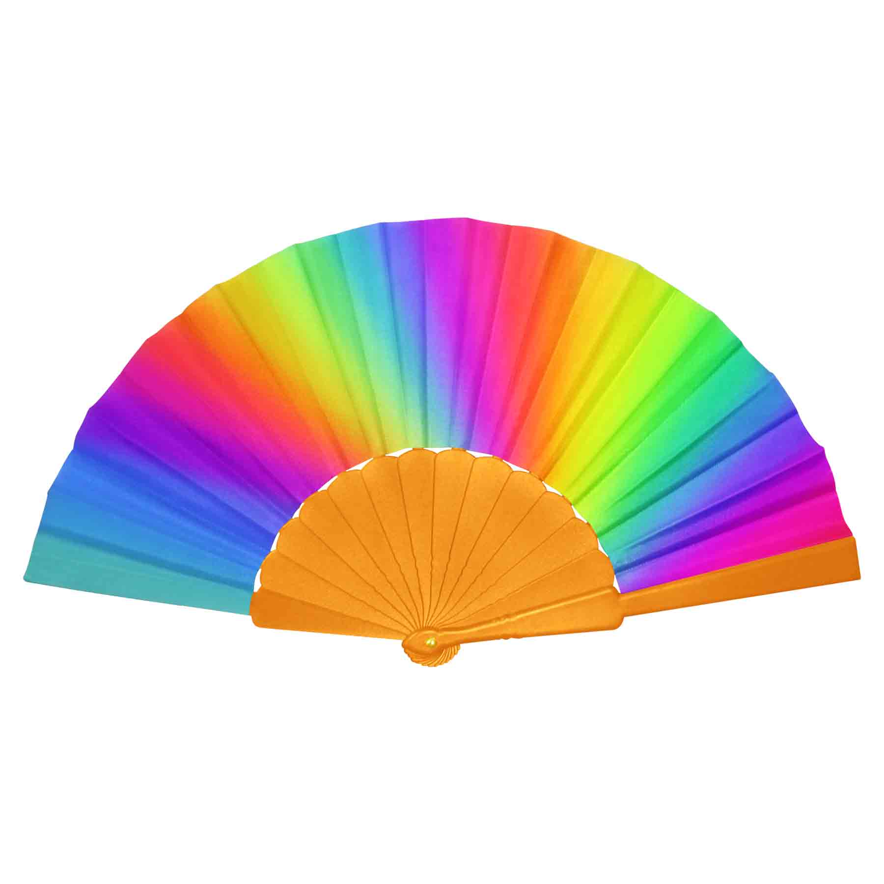 FlyFlyPromos - 9" Plastic Folding Hand Fan Image 12 - Promotional Product