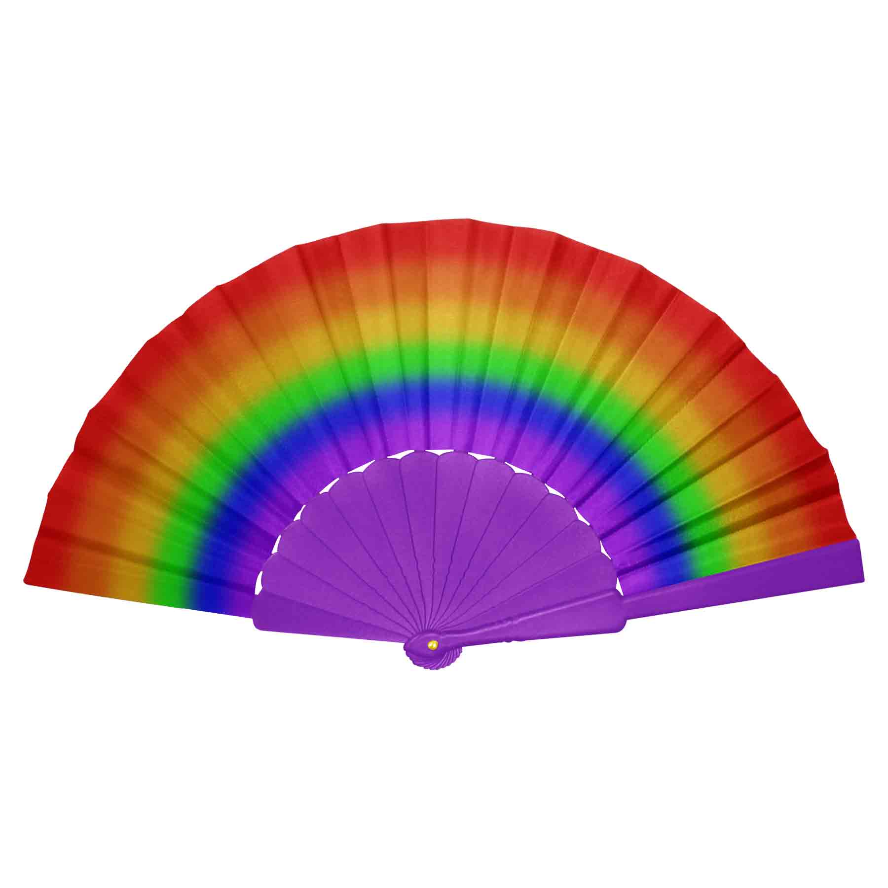 FlyFlyPromos - 9" Plastic Folding Hand Fan Image 10 - Promotional Product