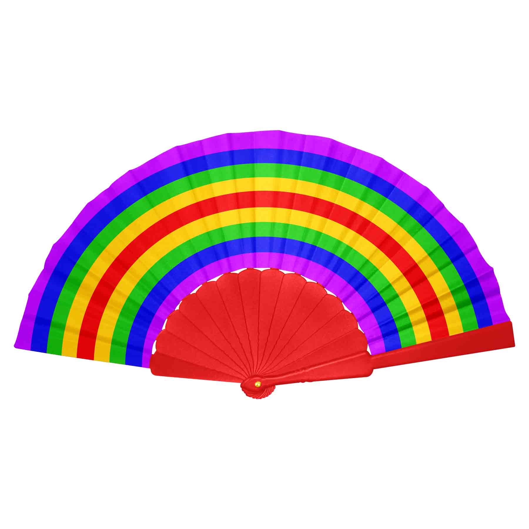 FlyFlyPromos - 9" Plastic Folding Hand Fan Image 9 - Promotional Product