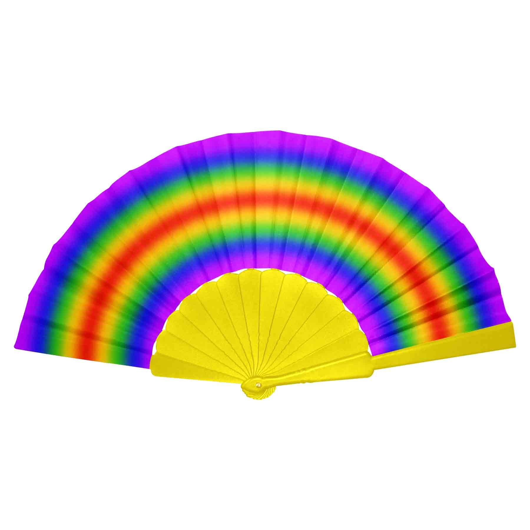 FlyFlyPromos - 9" Plastic Folding Hand Fan Image 6 - Promotional Product