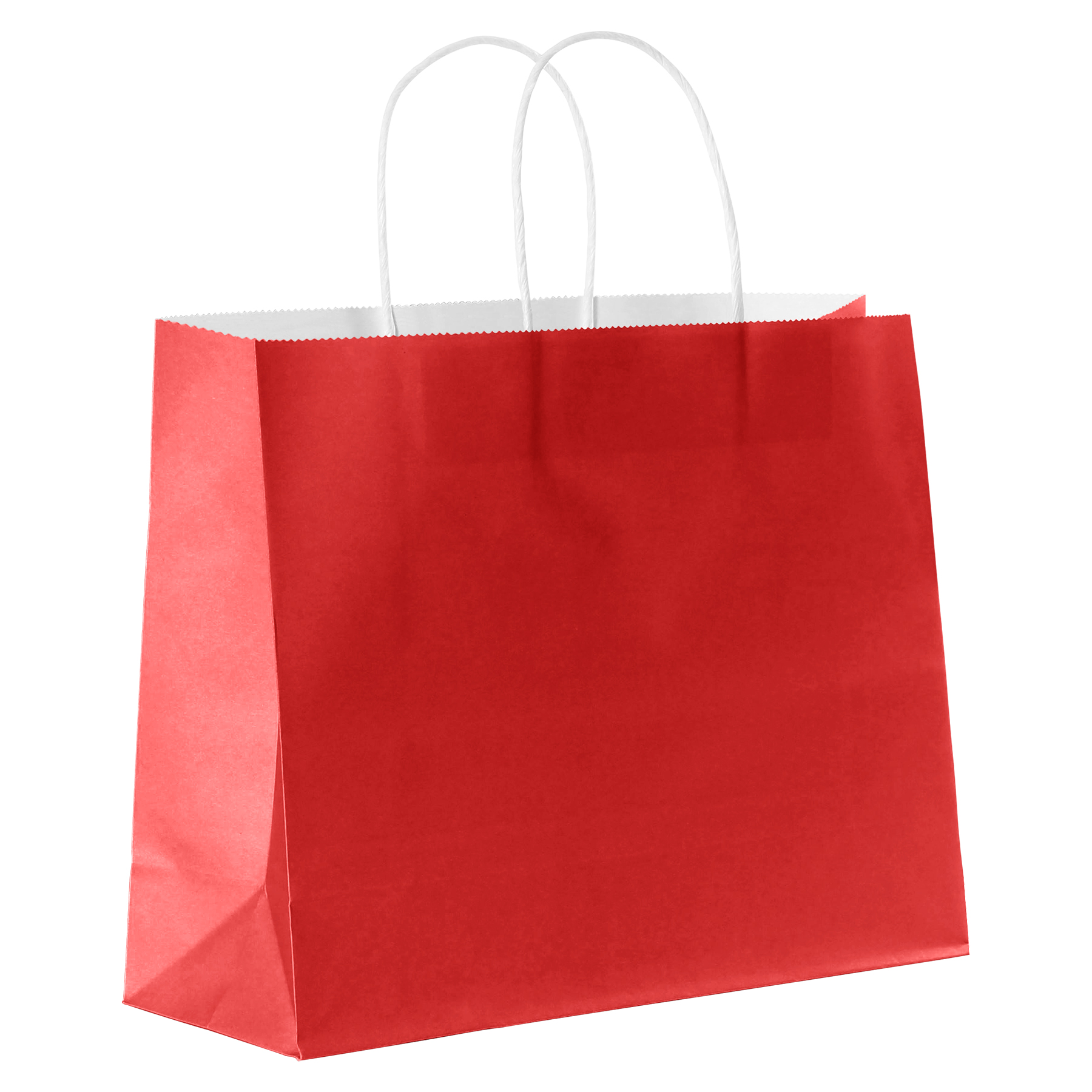 FlyFlyPromos - Full Color Paper Shopper Tote Bag Image 6 - Promotional Product