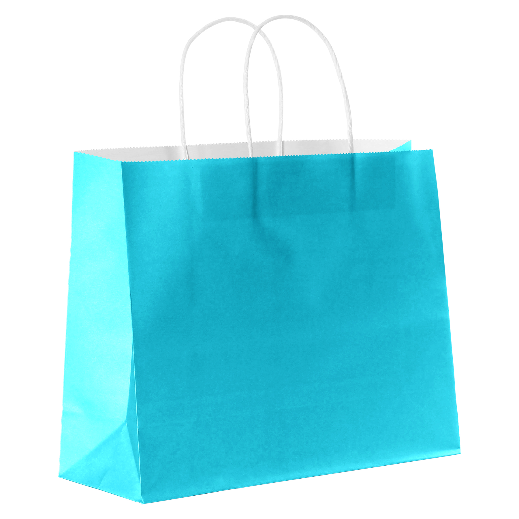 FlyFlyPromos - Full Color Paper Shopper Tote Bag Image 5 - Promotional Product