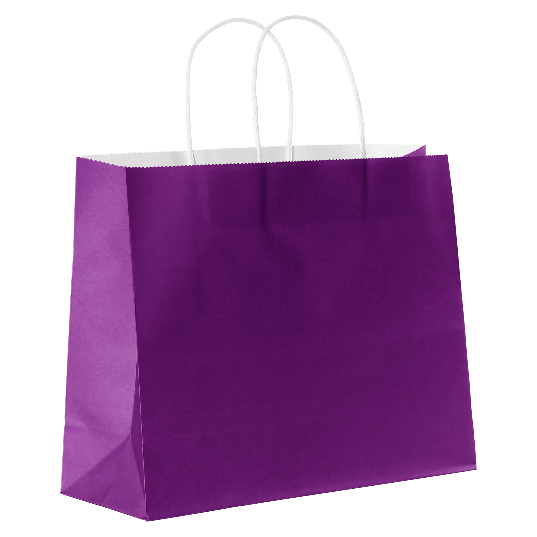 FlyFlyPromos - Full Color Paper Shopper Tote Bag Image 4 - Promotional Product