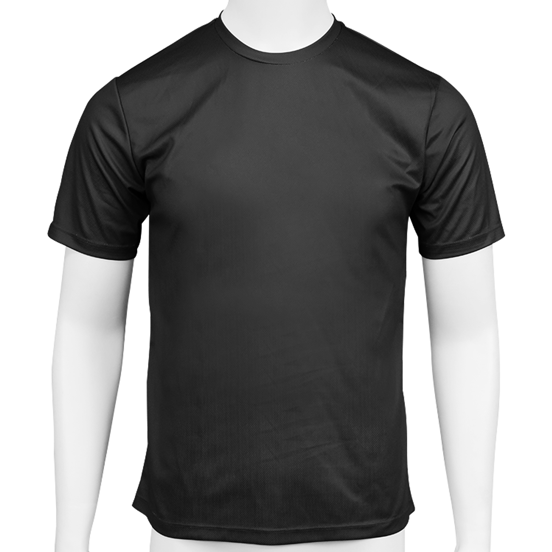 FlyFlyPromos - Unisex Polyester Neck Round Short Sleeve T-Shirt Image 4 - Promotional Product