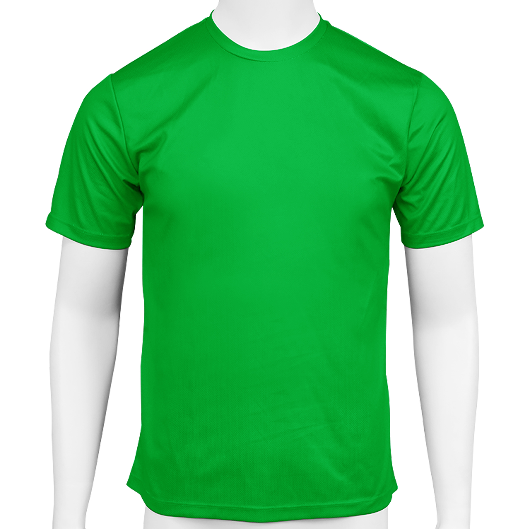 FlyFlyPromos - Unisex Polyester Neck Round Short Sleeve T-Shirt Image 7 - Promotional Product