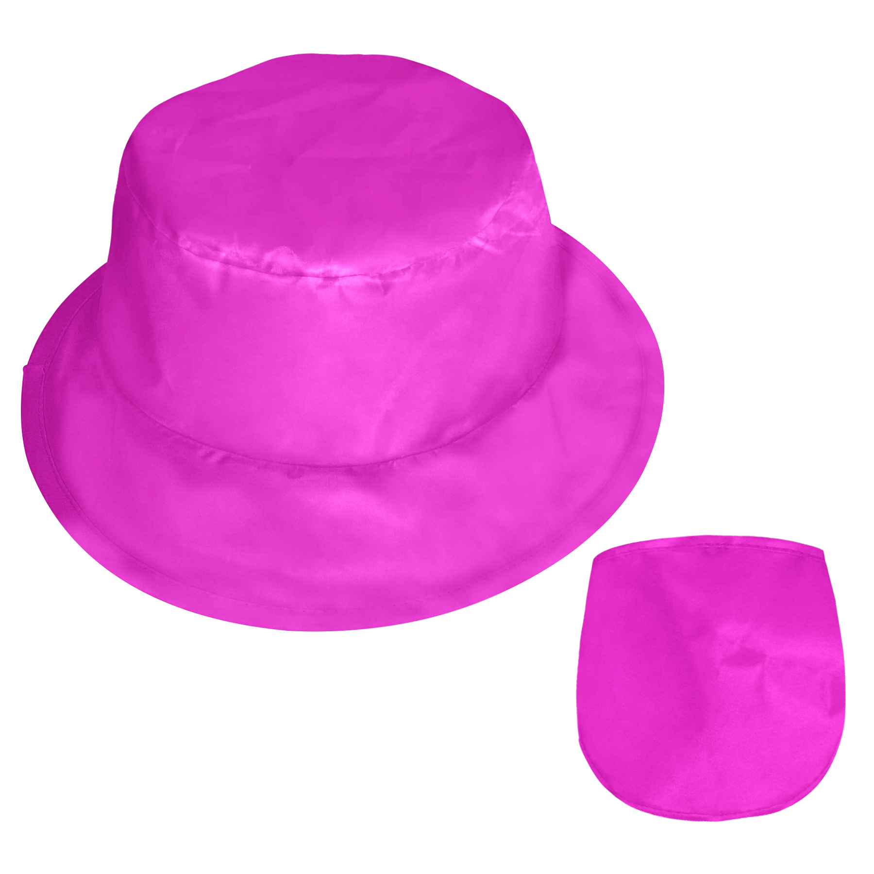 FlyFlyPromos - Foldable Polyester Bucket Hat With Pouch Image 5 - Promotional Product