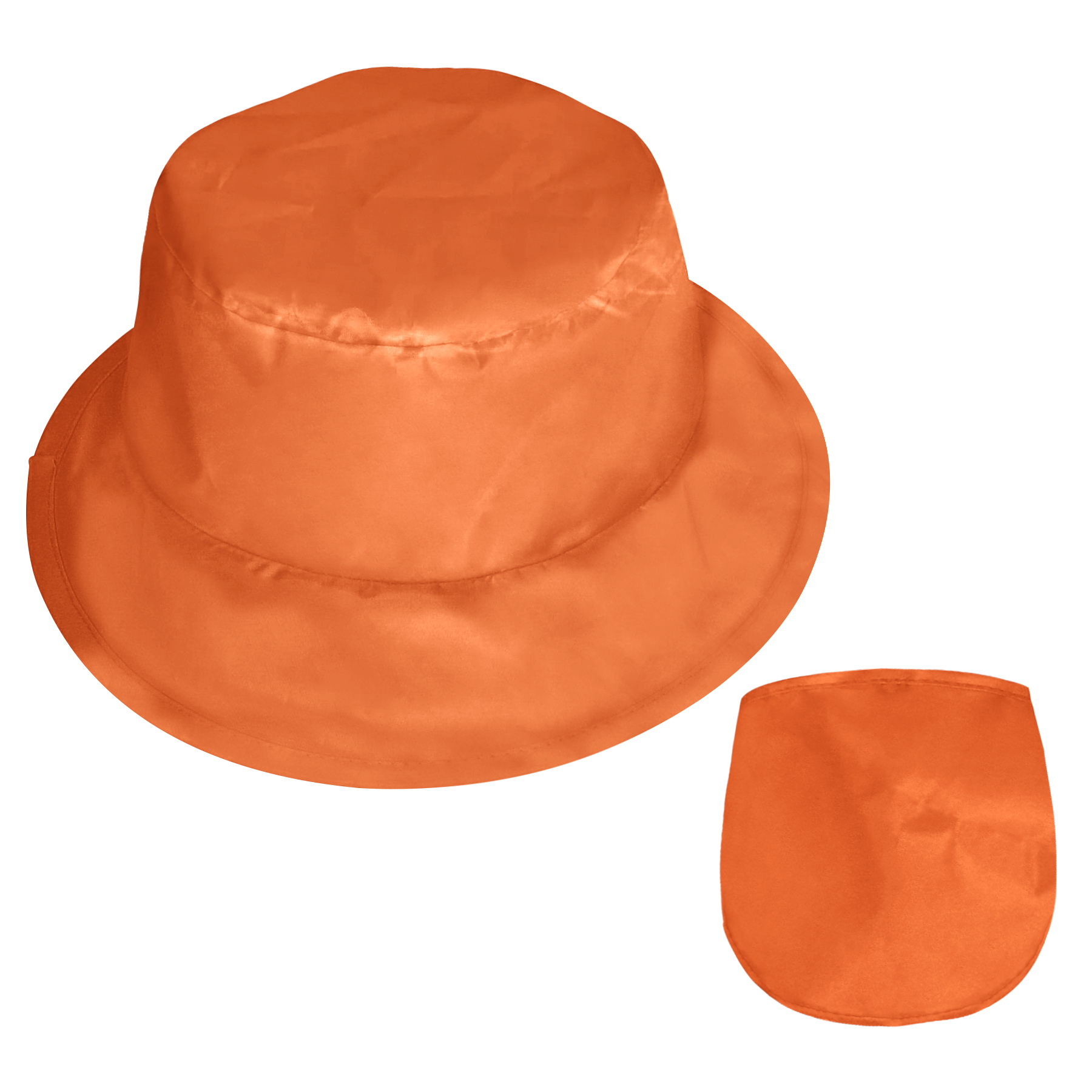 FlyFlyPromos - Foldable Polyester Bucket Hat With Pouch Image 2 - Promotional Product