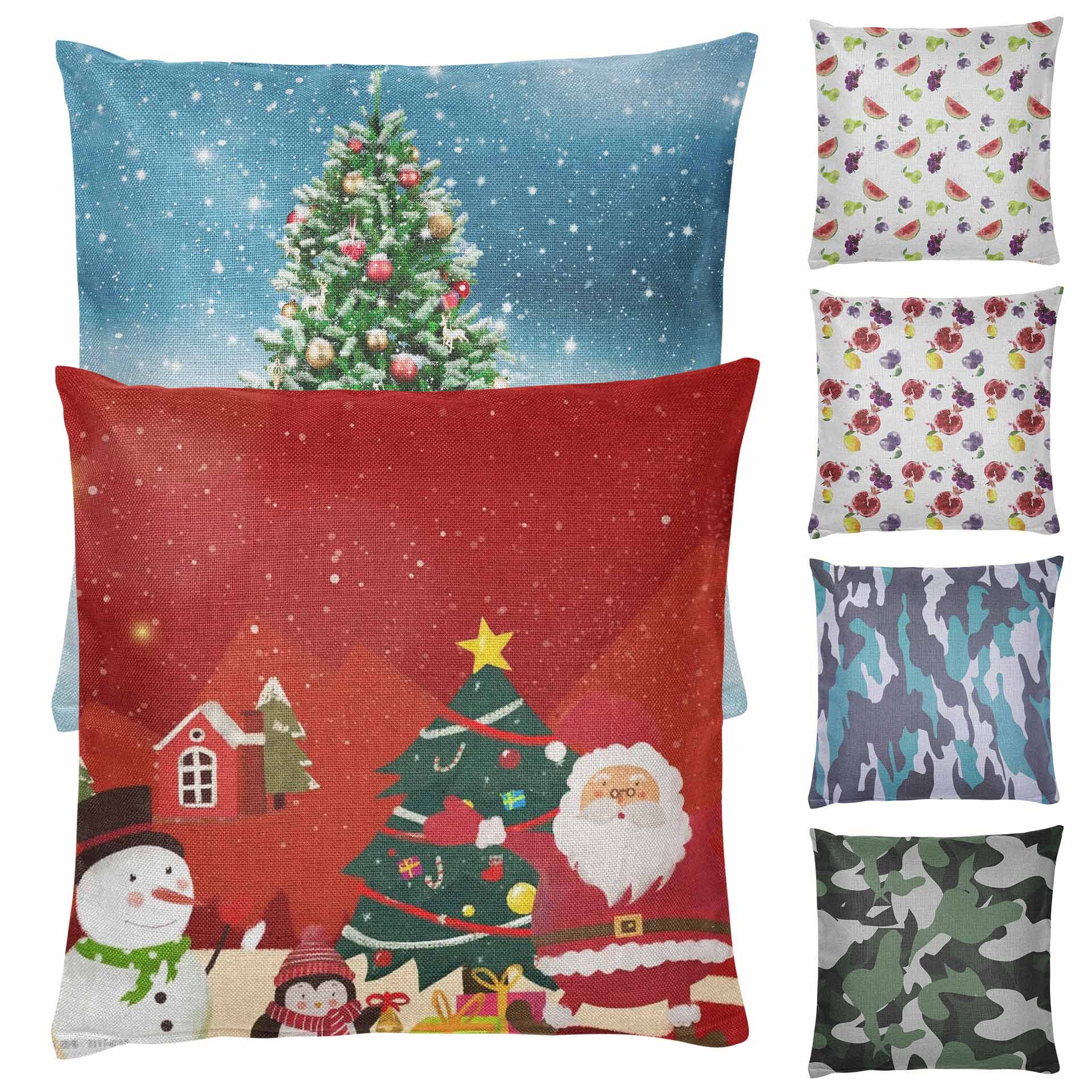 FlyFlyPromos - Sublimated Velvet Throw Pillow Cover - Promotional Product