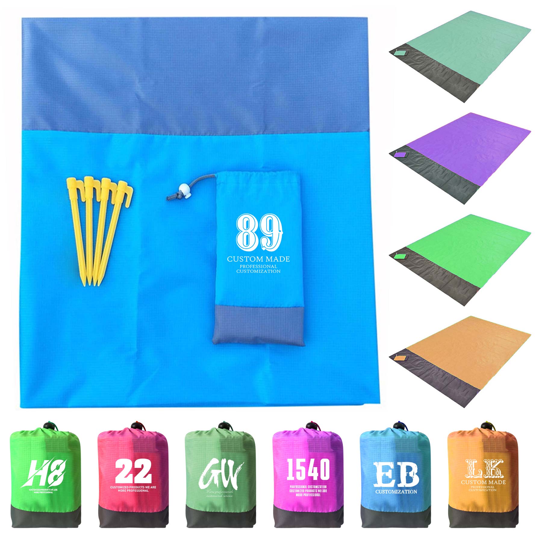 FlyFlyPromos - Waterproof Beach Blanket - Promotional Product
