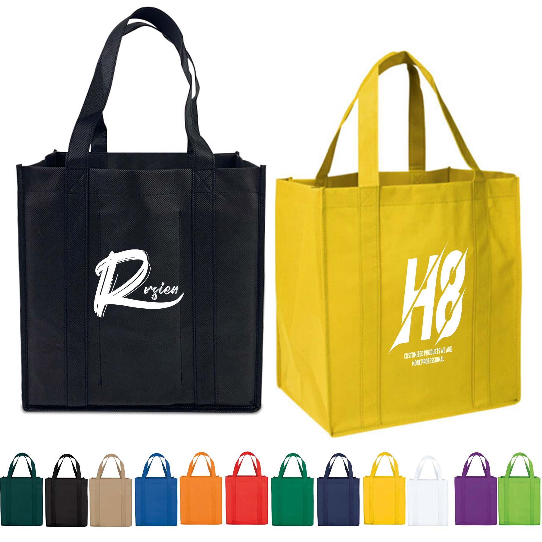 FlyFlyPromos - Large Grocery Tote Bags - Promotional Product