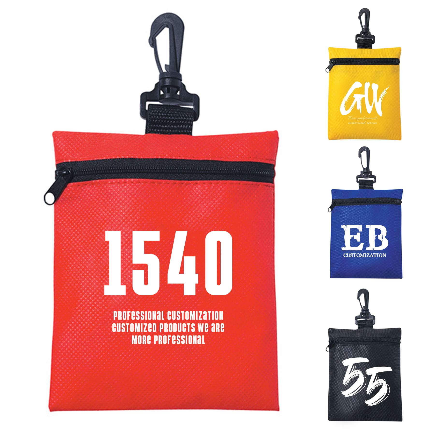 FlyFlyPromos - Non-Woven Zippered Pouches - Promotional Product