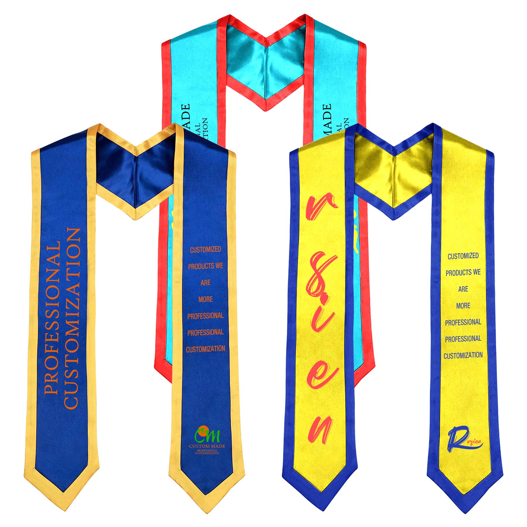 FlyFlyPromos - Unisex Adult Graduation Honor Stole - Promotional Product
