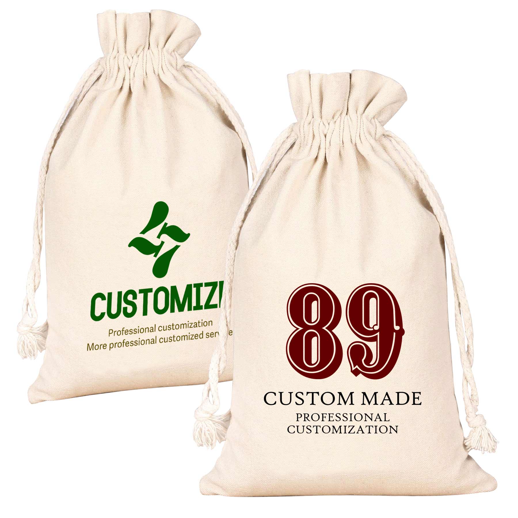 FlyFlyPromos - Cotton Drawstring Pouch - Promotional Product