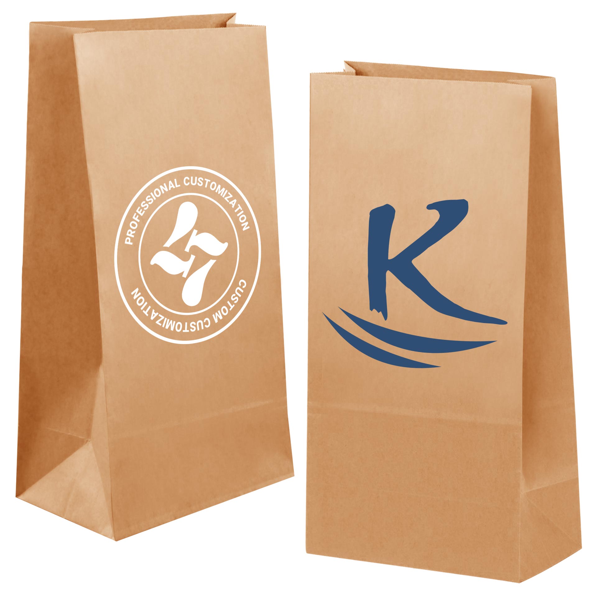 FlyFlyPromos - Kraft Paper Grocery Storage Bag - Promotional Product