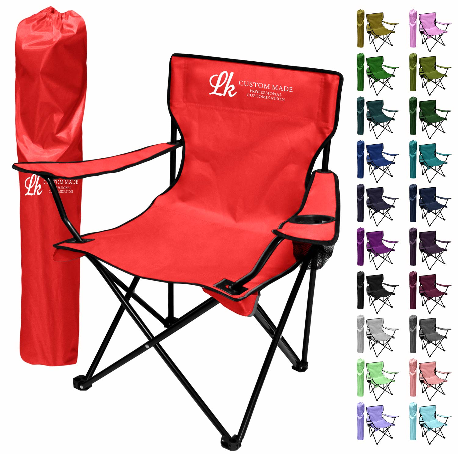 FlyFlyPromos - Folding Beach Chair With Carrying Bag - Promotional Product
