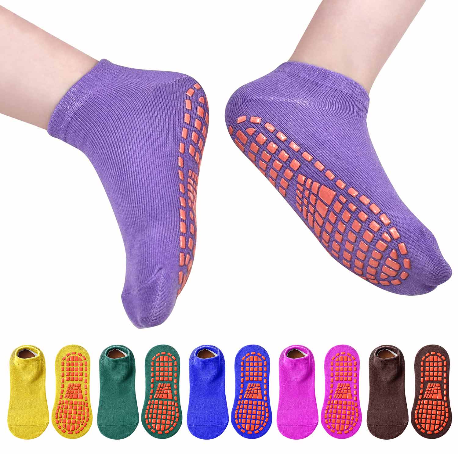 FlyFlyPromos - Adult Trampoline Non Slip Socks - Promotional Product