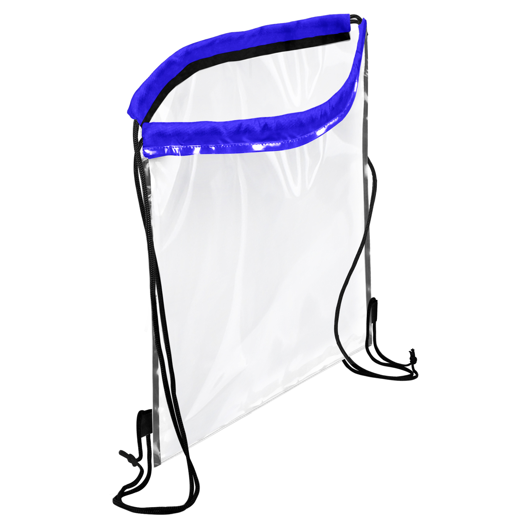 FlyFlyPromos - Transparent PVC Drawstring Backpack Image 2 - Promotional Product