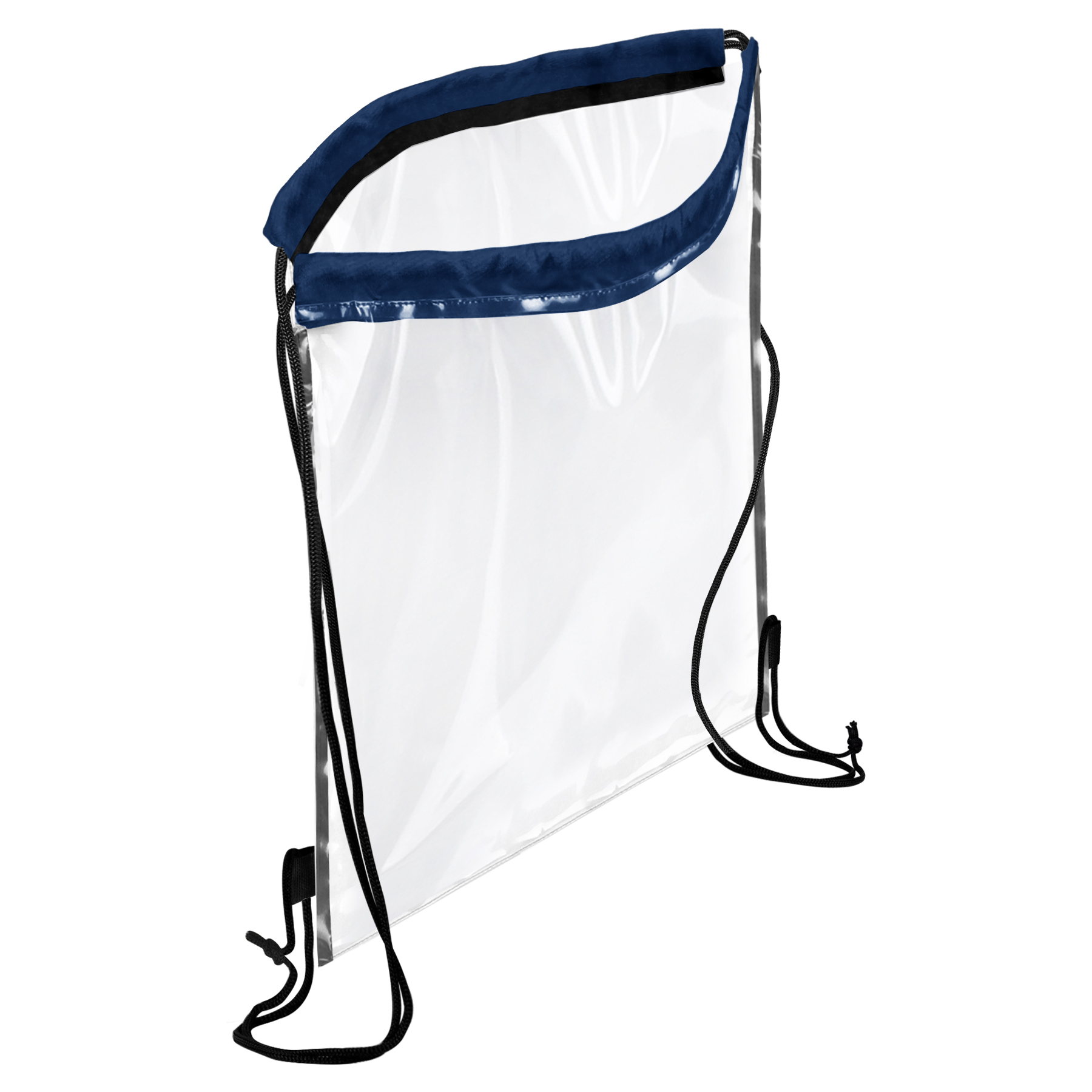 FlyFlyPromos - Transparent PVC Drawstring Backpack Image 5 - Promotional Product